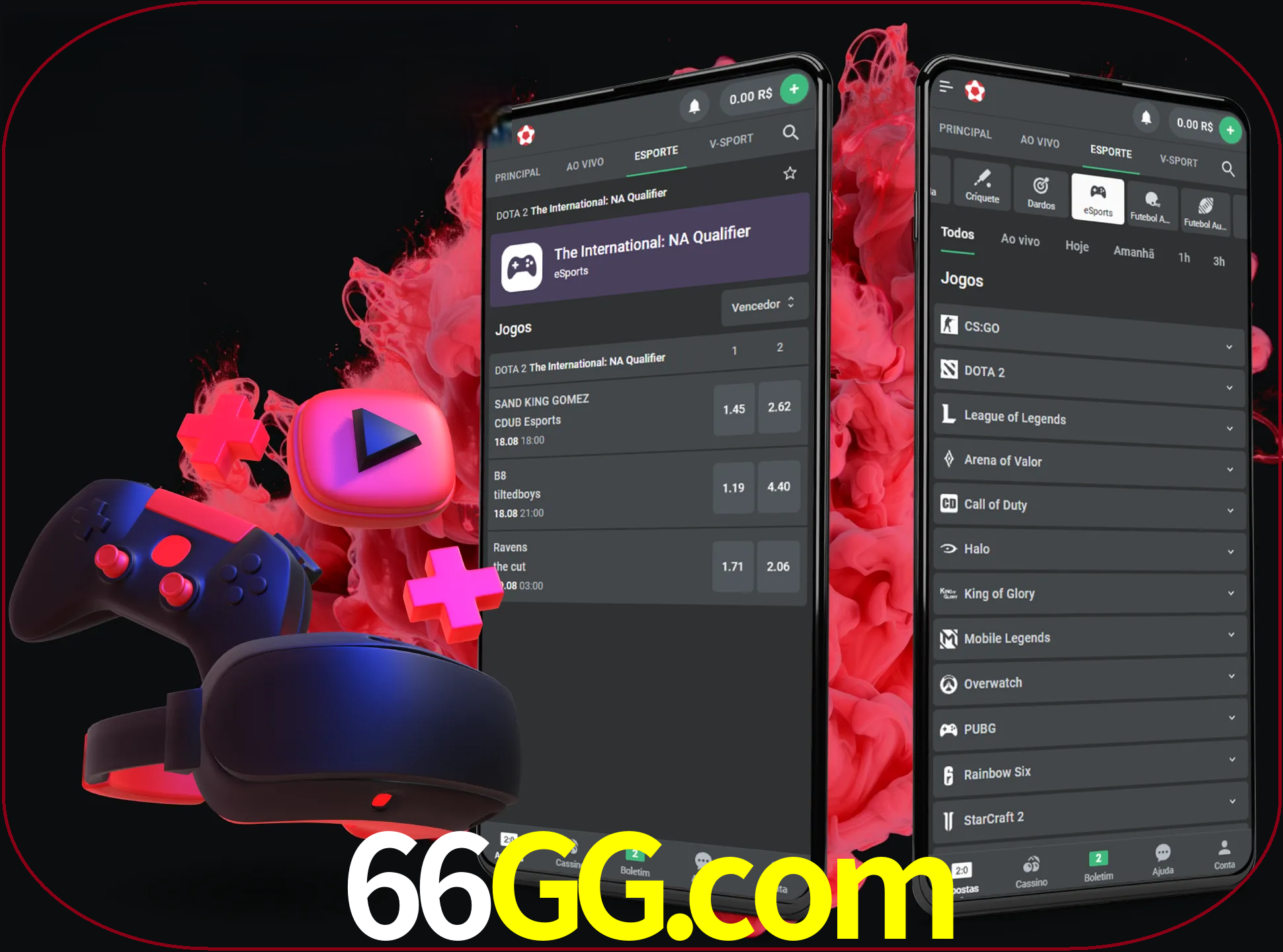 Para ter a aplicação móvel 66gg no seu smartphone, basta descarregar o ficheiro apk e seguir as instruções.